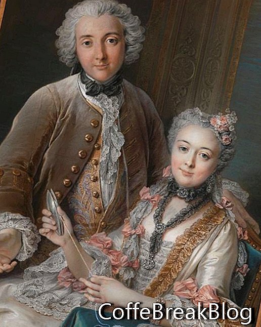 Marie Elisabeth de Sérè de Rieux 1743 Knotenshuttle links