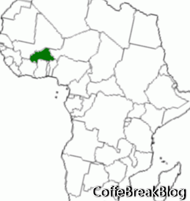 Zemljevid Burkina Faso