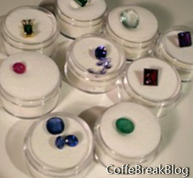 MyGemStoneBox by Diane coleção parcial de gemas soltas