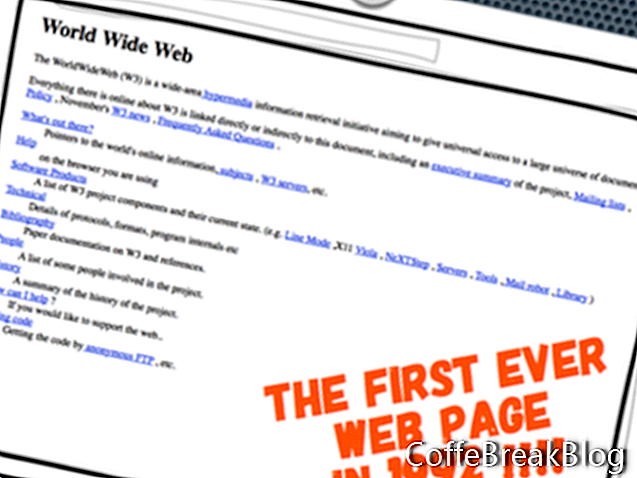 İlk web sayfası