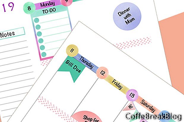 Planner Sticker Kit - Wochenende, Washi & The Sidebar