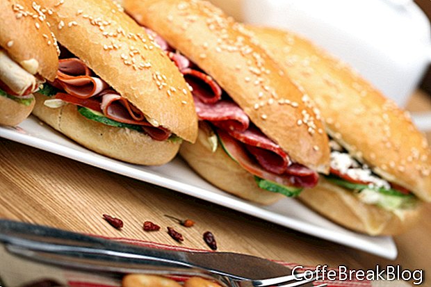 Portobello italienische Sandwiches Rezept