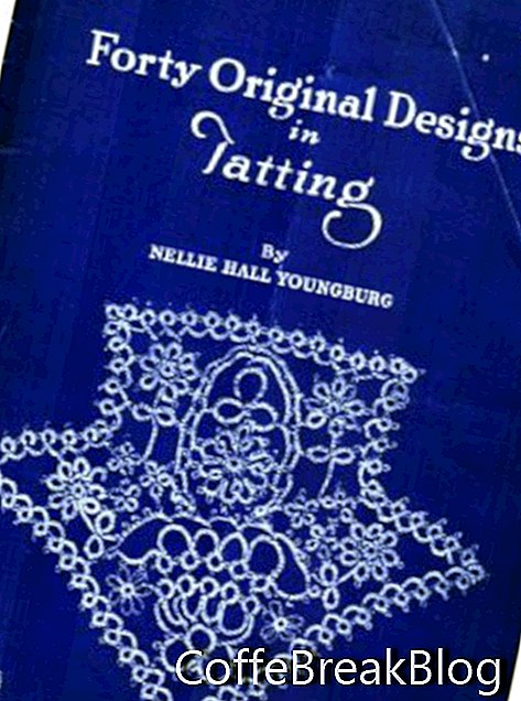 корица на четиридесет оригинални дизайни в Татинг от Нели Хол Йонбург 1921г