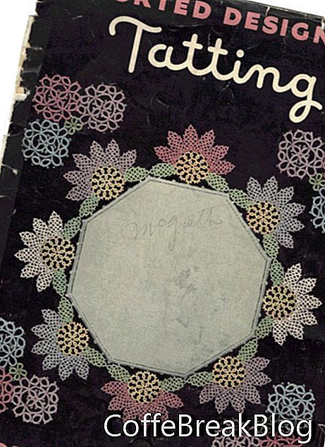 Cover Imported Designs of Tatting # 77, 1936