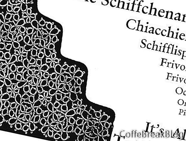 يموت Schiffchenarbeit - كل شيء غطاء Tatting