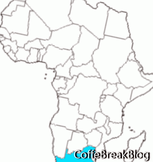 Карта Южной Африки
