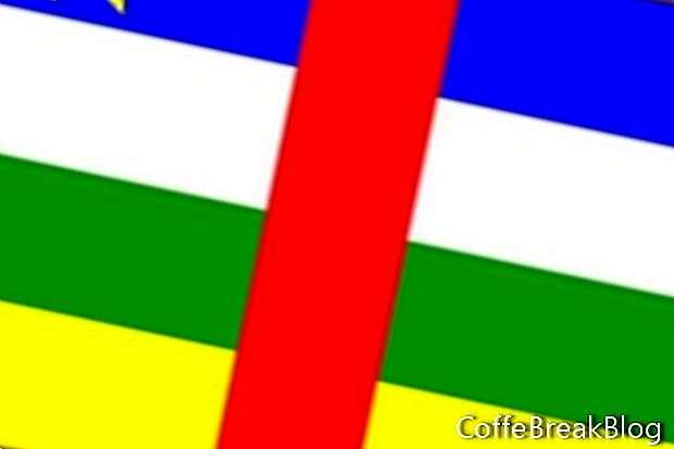 جمهورية افريقيا الوسطى العلم
