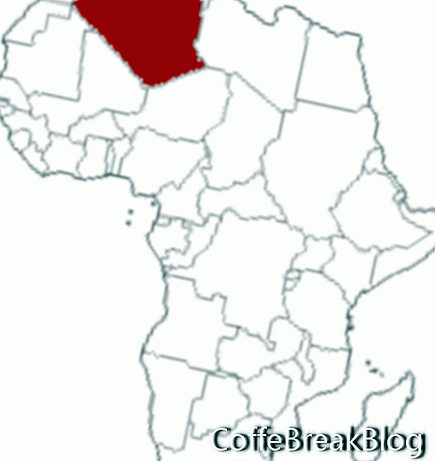 Mapa Alžírska