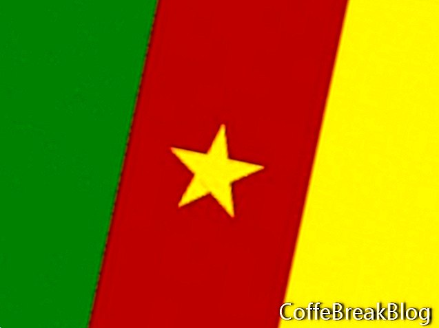 Знаме на Камерун