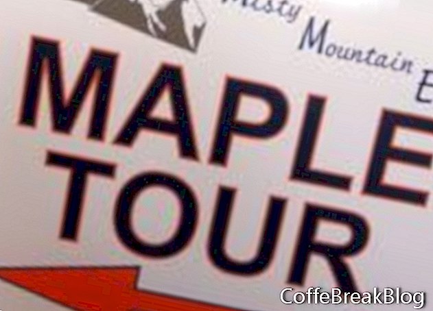 Maple Tour Sign